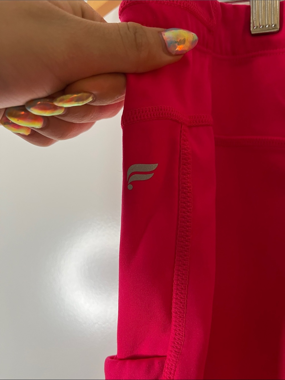 Fabletics Hot Pink Active Leggings with Side Pockets - Picture 4 of 6